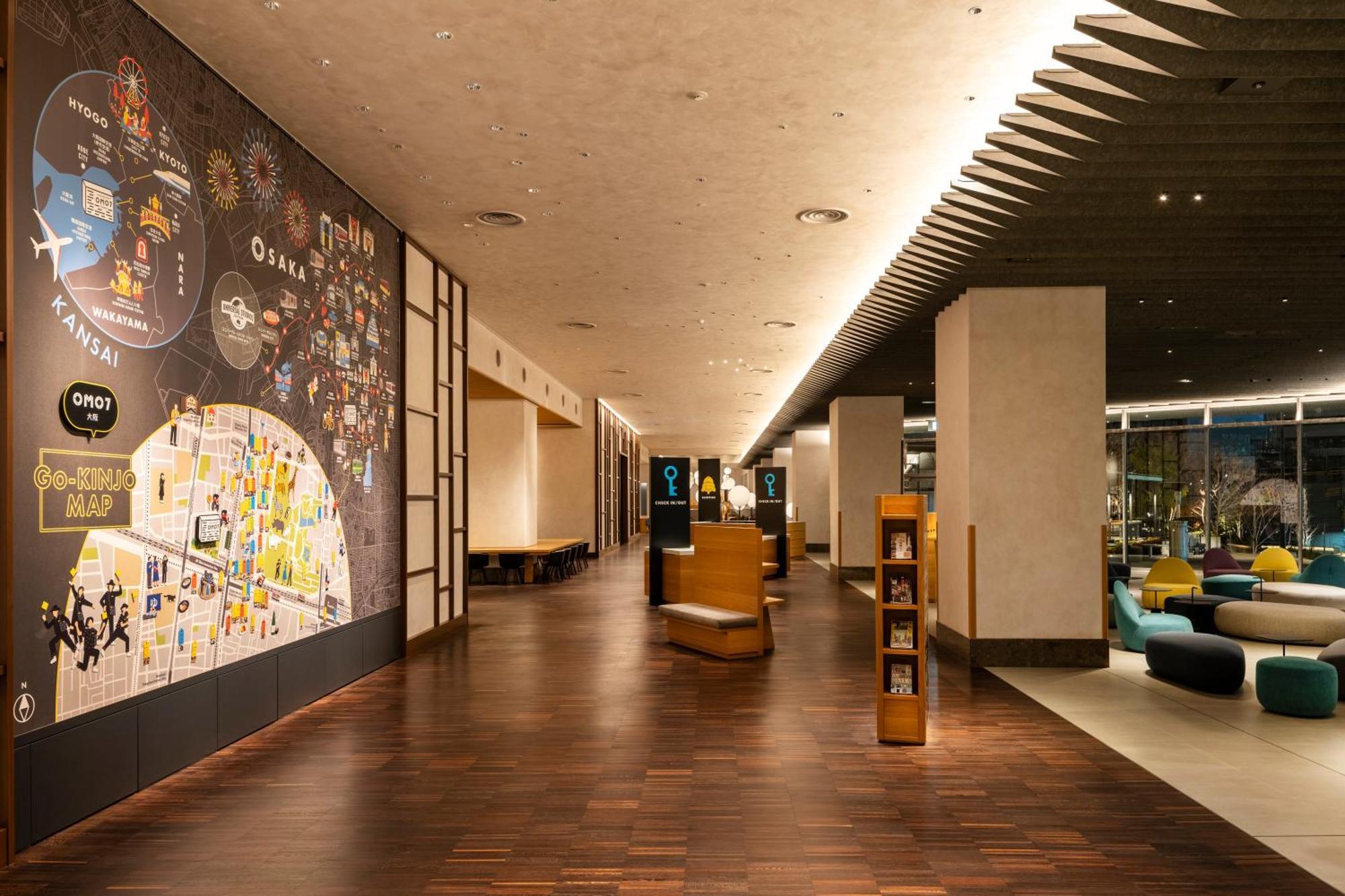 Omo7 Osaka By Hoshino Resorts Ngoại thất bức ảnh The lounge at Incheon Airport